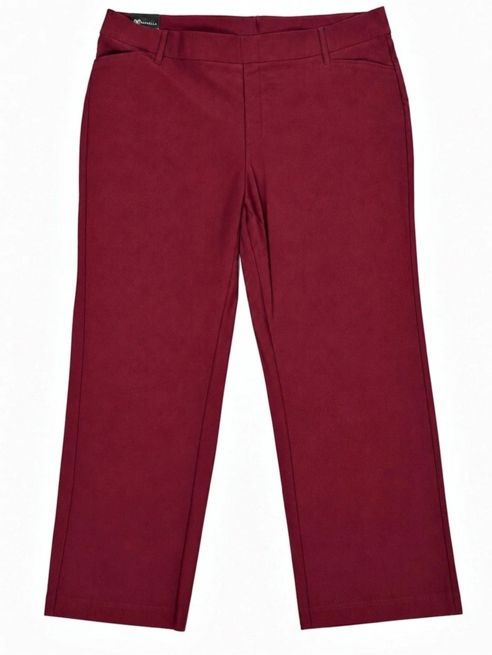 Rafaella stretch pant Straight Leg Pants in Red Size 24W NWT